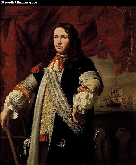 Ferdinand bol Portrait of Engel de Ruyter (1649-1683).